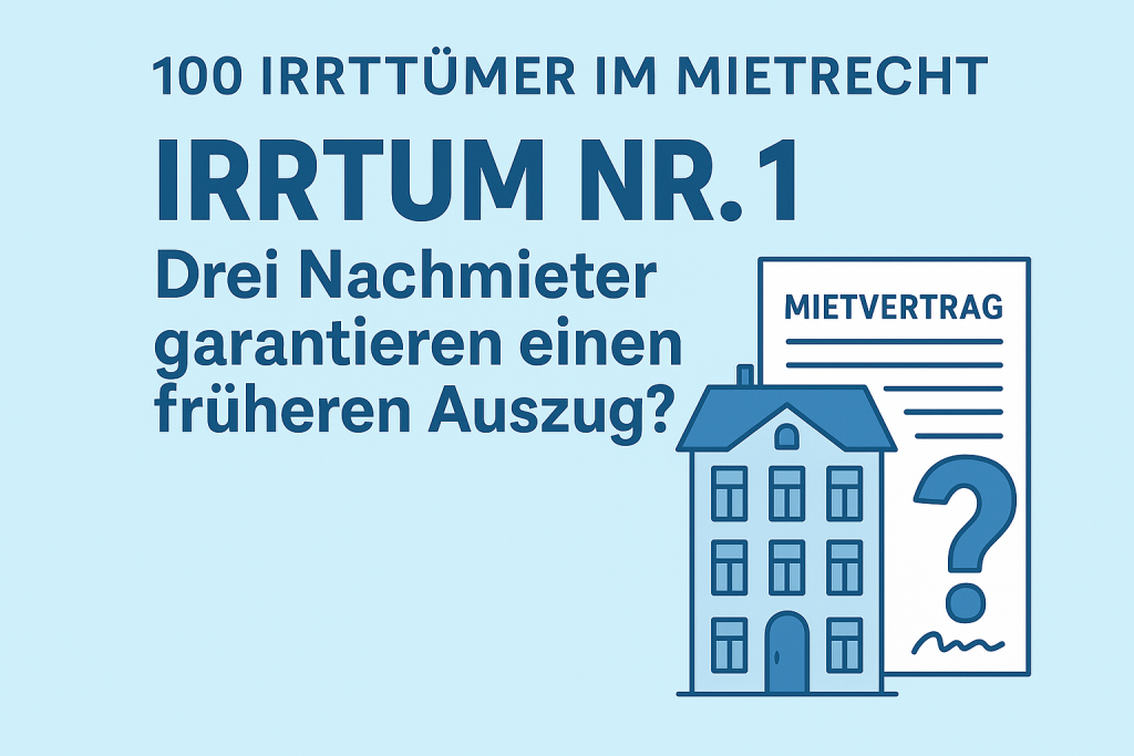 100 Irrtümer im Mietrecht - Irrtum Nr.1